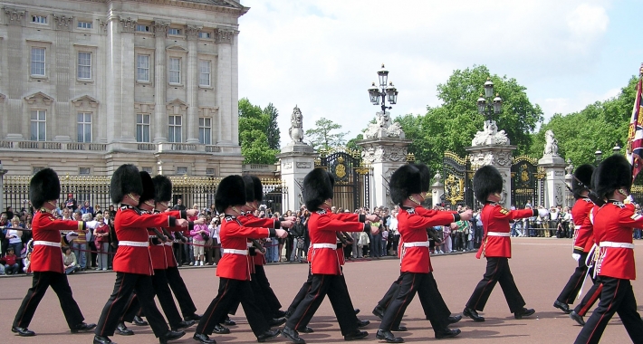 Cambio della guardia di Buckingham Palace 