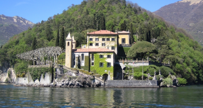 Villa Balbianello sul Lago di Como, nei pressi di Bellagio