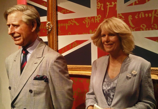 Principe Carlo e Camilla del Museo delle cere Madame Tussauds di Londra