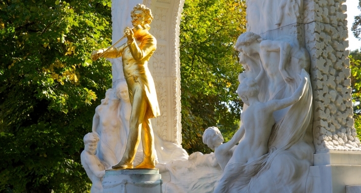 Monumento a Johann Strauss, Stadtpark, Vienna