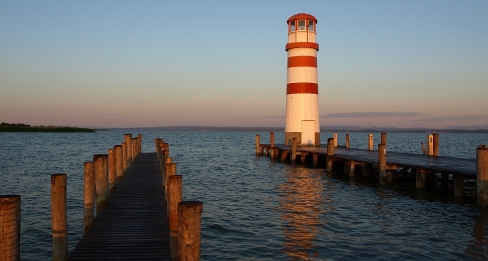 Il faro del Lago di Neusiedl, Austria