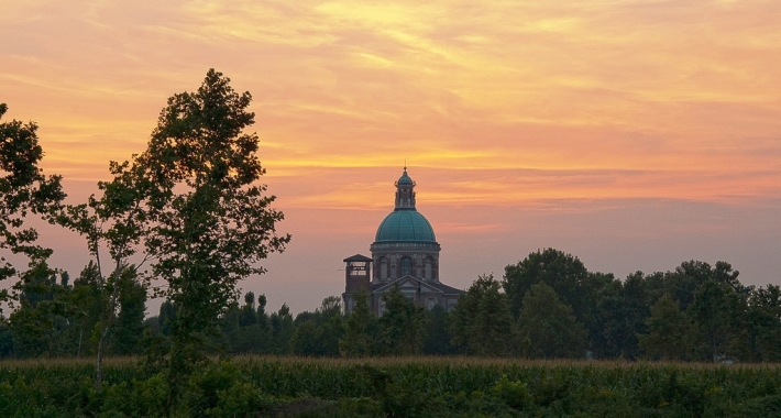 Tramonto a Caravaggio