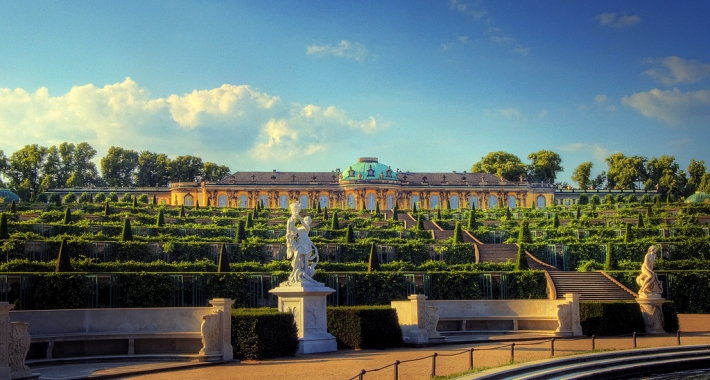 Giardini e palazzo di Sanssouci, Potsdam.