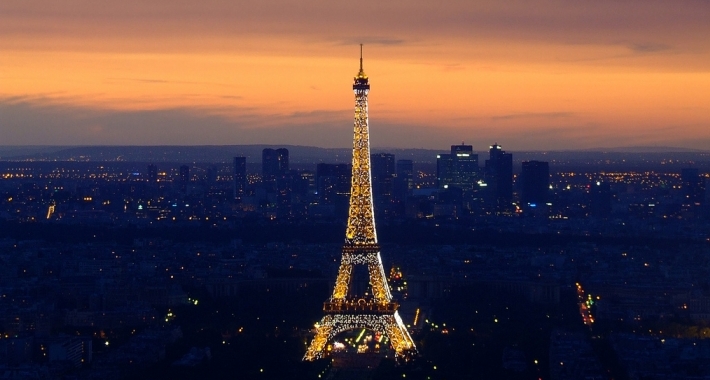 Torre Eiffel al tramonto