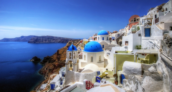 Panorama di Santorini