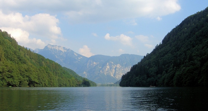 Levico Terme (Trento) Sul lato Nord del Lago