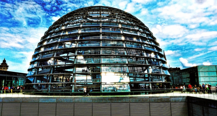 cupola di vetro del Reichstag, Berlino