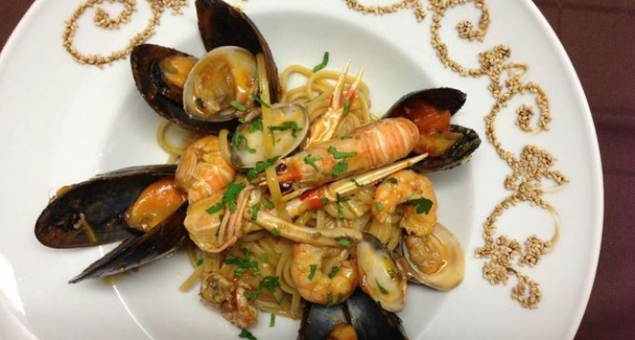 Paella, ristorante Domu, Barcellona