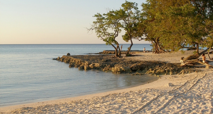 Un angolo di spiaggia di Holguin, Cuba
