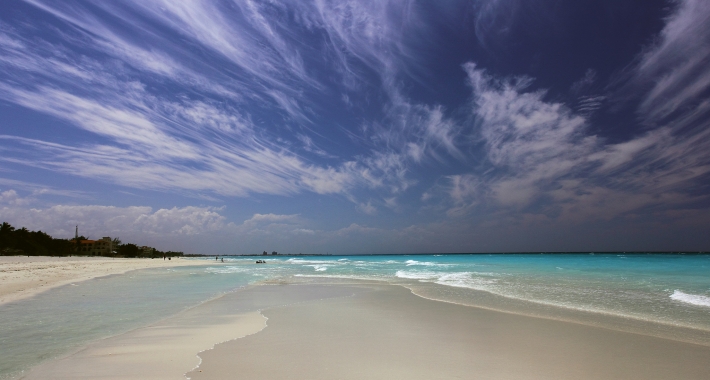 La spiaggia di Varadero, Playa Larga, Cuba