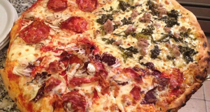 Pizza famiglia farcita