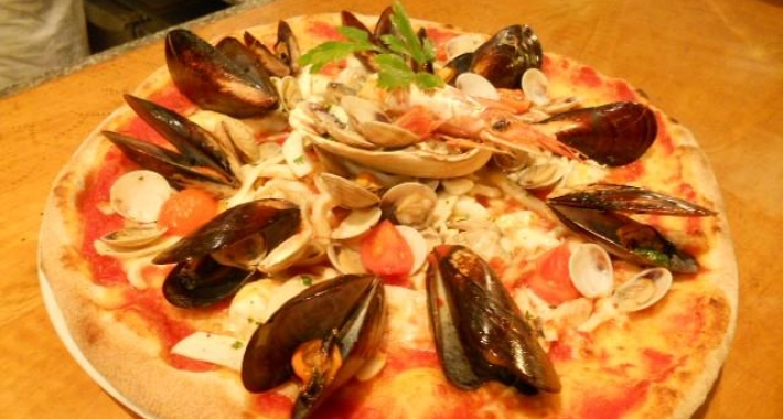 Pizza ai frutti di mare