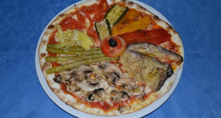 Pizza vegetariana 