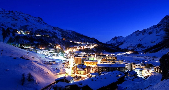 Cervinia di notte