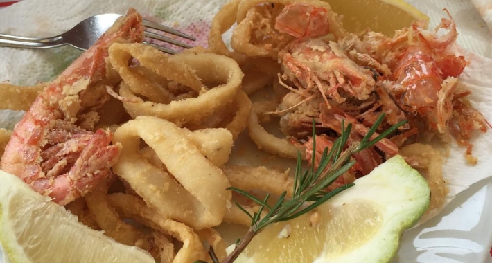 cartoccio di pesce fritto - La Betulla