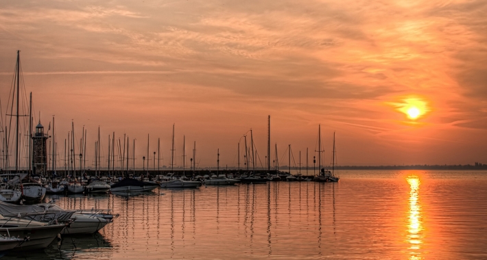 Tramonto a Desenzano del Garda