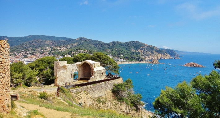 Panorama dal Faro di Tossa de Mar