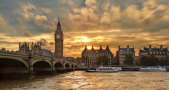 Big Ben al tramonto