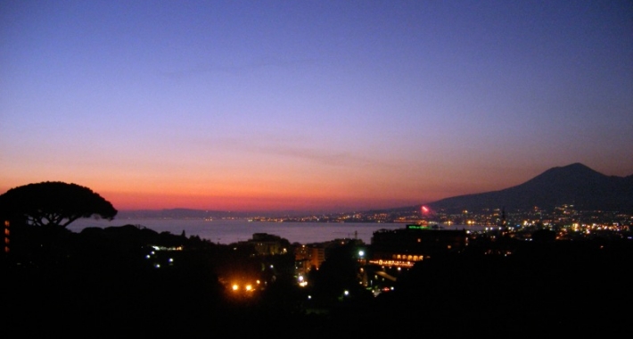 Il Vesuvio e il Golfo di Napoli