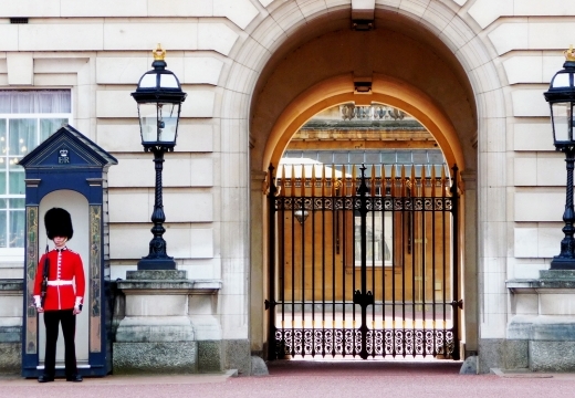 Buckingham Palace e le sue guardie. Londra