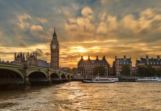 Big Ben al tramonto